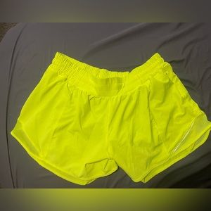 Neon Yellow Lululemon Shorts